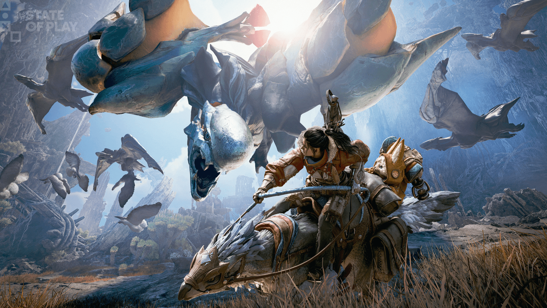 A hunter faces a new monster in Monster Hunter Wilds Ascendance